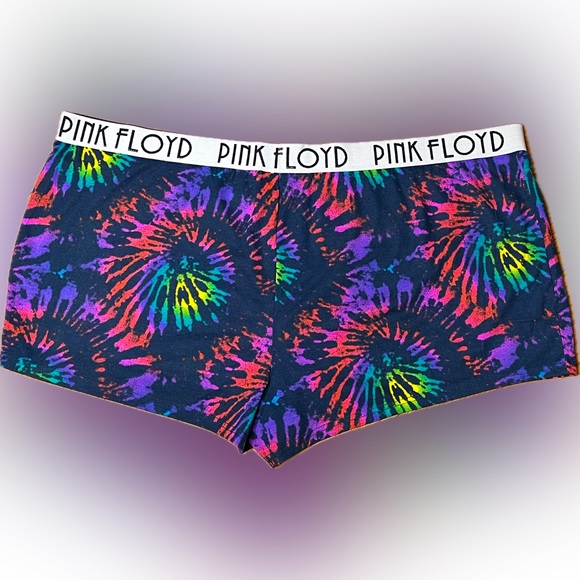 Pink Floyd Tye Dye Ladies Shorts EUC - Picture 2 of 3